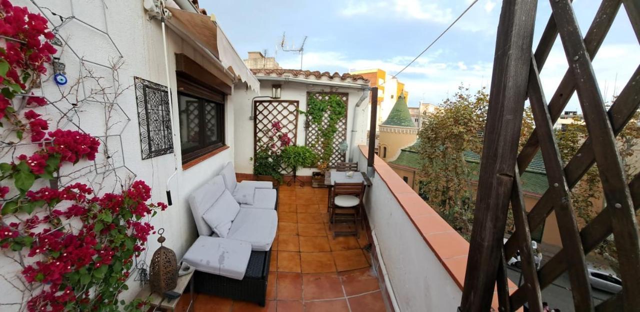 Barcelona Badalona Playa Terraza Daire Dış mekan fotoğraf